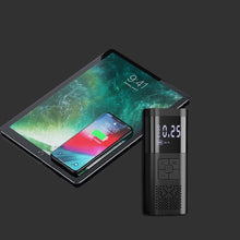 Cordless Tire Inflator Portable Air Compressor with Digital Gauge and LED Light