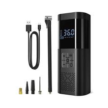 Cordless Tire Inflator Portable Air Compressor with Digital Gauge and LED Light