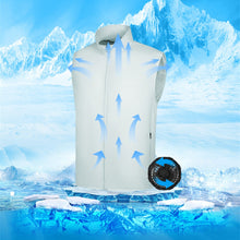 Wearable Cooling Fan Vest Outdoor Air-conditioned Clothes