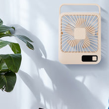 Portable USB Desk Fan Rechargeable Ultra Quiet Folding with Power Display
