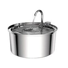 Stainless Steel Pet Water Feeder Cat Dog Automatic Filter Fountain