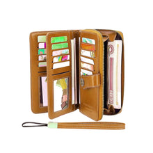 RFID Anti-Theft Multi-Card Long Wallet With Wrist Strap