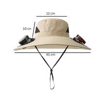 Outdoor Sun Hat Solar Fan Cap