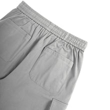 Multi Pocket Drawstring Plain Breathable Men's Cargo Shorts