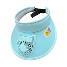 Sun Protection Hat Summer Large Brim USB Charging Fan Sun Visor