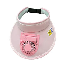 Sun Protection Hat Summer Large Brim USB Charging Fan Sun Visor