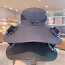 Outdoor Sun Hat Solar Fan Cap