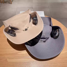 Outdoor Sun Hat Solar Fan Cap
