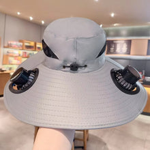 Outdoor Sun Hat Solar Fan Cap