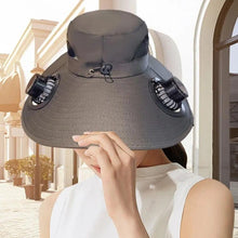 Outdoor Sun Hat Solar Fan Cap
