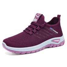 Women's Running Shoes Breathable Soft-Soled Low-top Walking Training Shoes