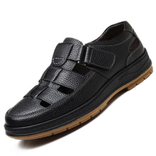 Men's Solid Colour Vintage Non Slip Beach Close Toe Sandals
