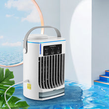 Portable Mini Air Cooler Fan LED Night Light Humidifier
