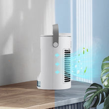 Portable Mini Air Cooler Fan LED Night Light Humidifier