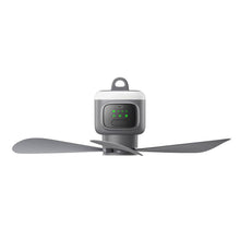 Portable USB Ceiling Fan with Remote Control Night Light and Timer