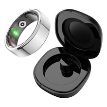 5ATM Waterproof Health Monitor Smart Ring with Charging Case