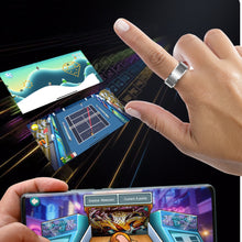 5ATM Waterproof Health Monitor Smart Ring with Charging Case