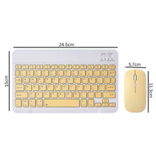 10 inch Universal Wireless Bluetooth Keyboard and Mouse Set