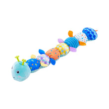 Sensory Plush Caterpillar Baby Toy with Rattle Bells