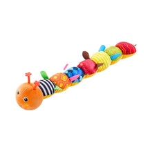 Sensory Plush Caterpillar Baby Toy with Rattle Bells