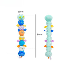 Sensory Plush Caterpillar Baby Toy with Rattle Bells
