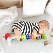 Sensory Plush Caterpillar Baby Toy with Rattle Bells