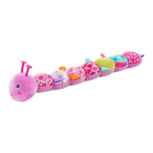 Sensory Plush Caterpillar Baby Toy with Rattle Bells