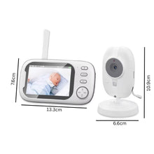 3.5 Inch LCD Display Video Baby Monitor 2 Way Audio Night Vision Security Camera