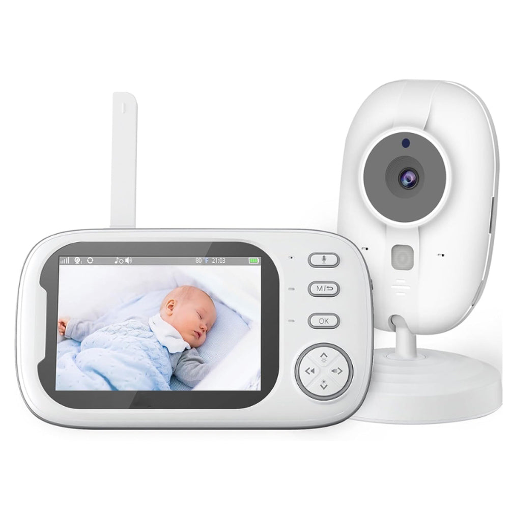 3.5 Inch LCD Display Video Baby Monitor 2 Way Audio Night Vision Security Camera