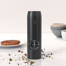Rechargeable Electric Salt and Pepper Grinder Set with Base