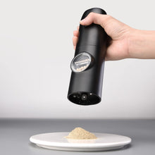 Rechargeable Electric Salt and Pepper Grinder Set with Base