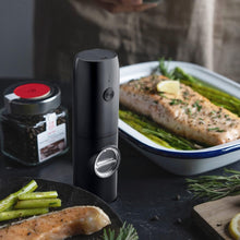 Rechargeable Electric Salt and Pepper Grinder Set with Base