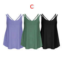 3pcs Loose Bohemian Style Women's Sleeveless Halter Top