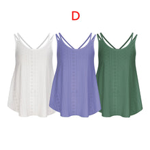 3pcs Loose Bohemian Style Women's Sleeveless Halter Top