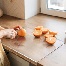 Transparent Acrylic Anti-Slip Cutting Board for Kitchen Counter Protector
