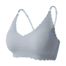 5pcs Breathable Wireless Design Women's Wave-Shaped Seamless Bras