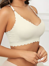 5pcs Breathable Wireless Design Women's Wave-Shaped Seamless Bras