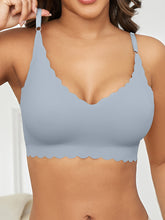 5pcs Breathable Wireless Design Women's Wave-Shaped Seamless Bras