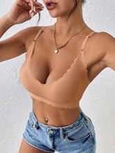 5pcs Breathable Wireless Design Women's Wave-Shaped Seamless Bras