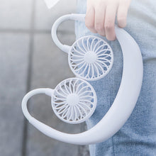 Mini USB Portable Neck Fan with Light