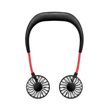Mini USB Portable Neck Fan with Light