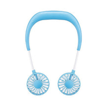 Mini USB Portable Neck Fan with Light