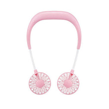 Mini USB Portable Neck Fan with Light