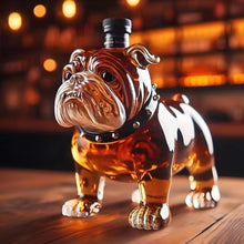 Bulldog Shaped Novelty Whiskey Decanter Bottle