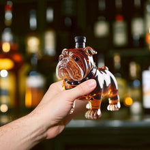 Bulldog Shaped Novelty Whiskey Decanter Bottle
