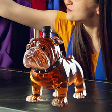 Bulldog Shaped Novelty Whiskey Decanter Bottle