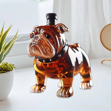 Bulldog Shaped Novelty Whiskey Decanter Bottle