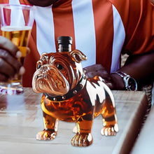 Bulldog Shaped Novelty Whiskey Decanter Bottle