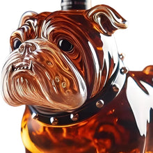 Bulldog Shaped Novelty Whiskey Decanter Bottle