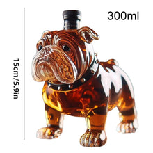 Bulldog Shaped Novelty Whiskey Decanter Bottle